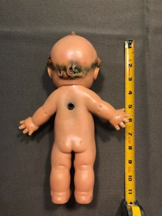 VINTAGE KEWPIE DOLL GREEN EYED RUBBER CAMEO ROSE O ' NEILL 3