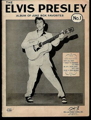 Elvis Presley Album Of Juke Box Favorites Vol 1 No.  1 (photos & 15 Songs)