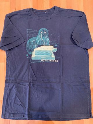 Ryan Adams Owl Typewriter T - Shirt Xl Vintage Shirt Rock Music