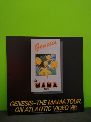 Genesis The Mama Tour Lp Flat Promo 12x12 Poster