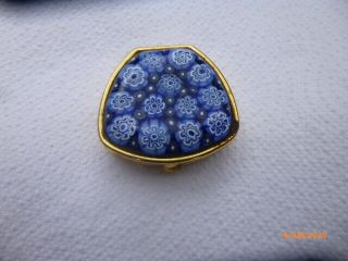 Collectable : Lovely Murano : Millifiori Lidded Pill Box : L@@k