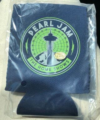 Pearl Jam - Seattle Coozie 2018 Safeco Field - Home Away Shows Vedder Wow
