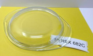 Pyrex 682 - C Clear Glass Domed Replacement Lid For 1 Quart Baking Dish Round