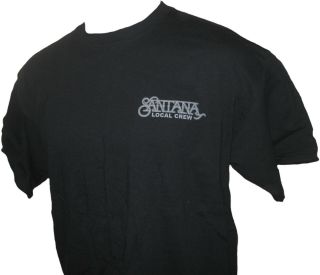 Santana 2008 Pay Attention To Your Intention Canada Local Crew T - Shirt L