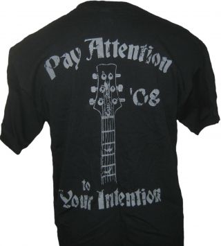 Santana 2008 Pay Attention to Your Intention Canada Local Crew T - shirt L 2