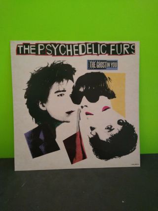 The Psychedelic Furs The Ghost In You Lp Flat Promo 12x12 Poster