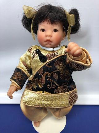 9” Lee Middleton Dolls Miniatures “china ” Reva Schick W/ Box Vinyl No.  3689