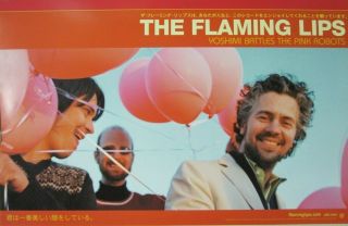 The Flaming Lips 2002 Yoshimi Battles Promotional Poster Flawless Old Stock
