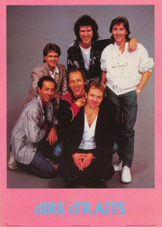 Poster : Music : Dire Straits - All 6 Posed - 15 - 382 Rap29 A