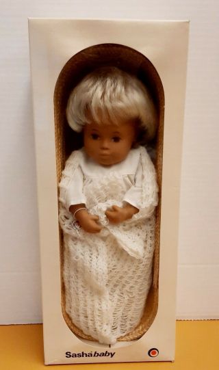 Sasha Baby Doll - Gregor Baby Nightdress Blonde Hair 503 W/box - Sexed