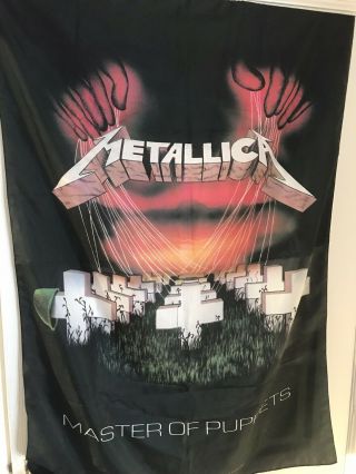 Metallica Master Of Puppets Textile Poster Flag