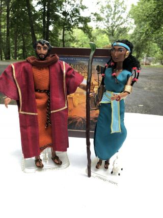 The Prince Of Egypt Moses And Tzipporah Dolls - Hasbro 1998