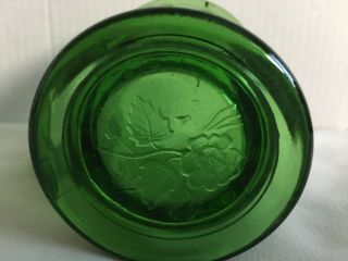 MOSSER GLASS CHILD`S MUG CUP CAT IN BASKET GREEN 3