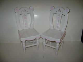 Our Generation 2 Chair Tea Parlor Set Play Display Fits American Girl Doll White