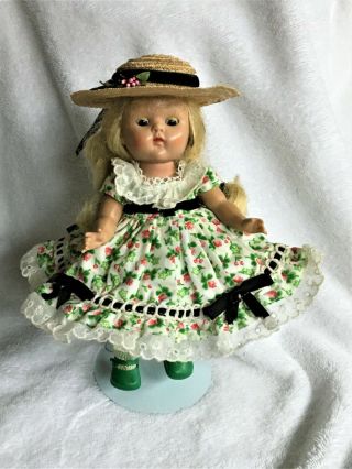 Vtg 1950s Tagged Vogue 8 " Ginny Doll Outfit (floral),  Owner,  No Doll