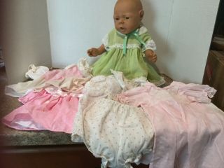 Vintage Jesmar Baby Girl Doll Anatomically Correct Realistic Reborn Made N Spain