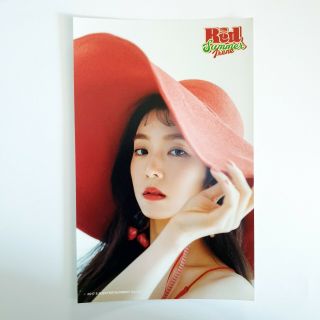 K - Pop Red Velvet Mini Album " The Red Summer " Official Irene Photocard