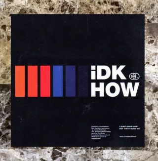 Idkhow 1981 Ep 2018 Ltd Ed Rare Sticker Panic At The Disco Twenty One Pilots