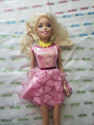 Barbie Blonde Doll 2013 Just Play Mattel My Size Best Friend 28” Tall Euc