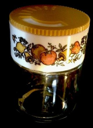 Vintage Gemco Corelle Spice Of Life Spice Jar Shaker Container