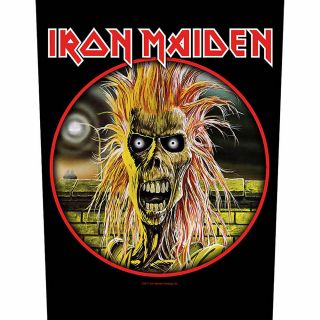 Iron Maiden - " Iron Maiden " - Large Size - Sew On Back Patch - Cheapest On Ebay