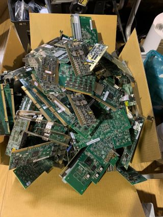 64 Lbs Gold Finger E - Waste Scrap Gold Recovery 300,  Computer Pc Cards Pci Agp