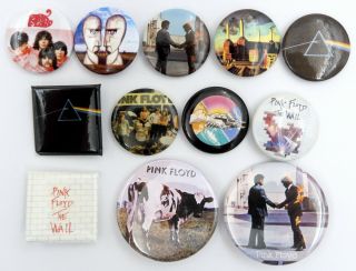 Pink Floyd Button Badges 12 X Pink Floyd Pin Badges