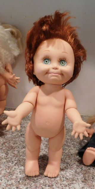 Vintage 1990 Galoob 9 Baby Face Doll So Shy Sherri No Clothes Red Hair