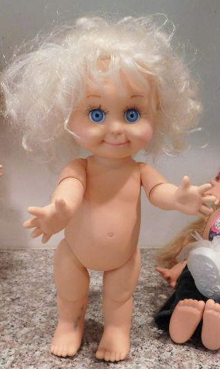 Vintage 1990 Galoob 1 Baby Face Doll So Sweet Sandi No Clothes Blonde
