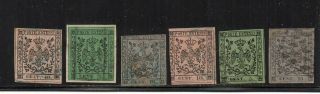 1852 Italy Modena Rare Stamps Lot,  Cv $2680.  00,  Scarce Items,  Wow