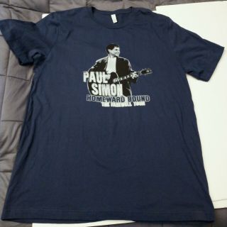 Paul Simon Homeward Bound 2018 Farewell Tour T - Shirt - Dark Blue,  Extra Large Xl