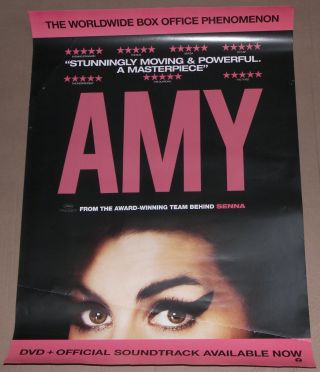 Amy Winehouse Amy Large Film Promo Poster 71 Cm X 51 Cm 28 Inch X 20 In