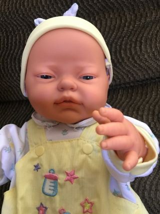 Vintage Berjusa Newborn Baby Boy Doll Anatomically Correct 17”vinyl Reborn 80 