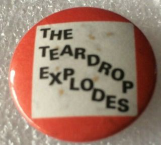 The Teardrop Explodes 25mm x 25mm - 1 inch Metal Pin Badge 1980 ' s 3
