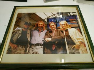 Bee Gees - Large Framed Photo - 1993.  Capital Fm