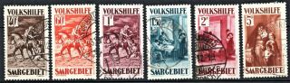 Saargebiet - 1931 Christmas Charity Paintings - Short Set -