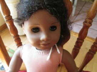 American Girl 18 " Doll Black Hair Brown Eyes Afroamerican