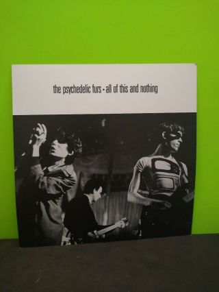 The Psychedelic Furs All Of This And Nothing Lp Flat Promo 12x12 Poster