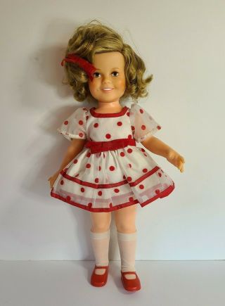 Vintage Shirley Temple Ideal Doll 17” Stand Up And Cheer St - 14 - H - 213 Complete