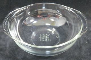 Pyrex 7 - 3/4 " Clear Glass Casserole Baking Dish 1 - 1/2 Qt - 023 Vintage
