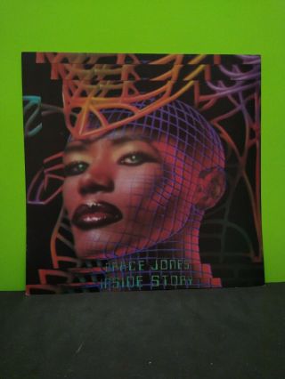 Grace Jones Inside Story Lp Flat Promo 12x12 Poster