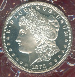 1 Troy Pound.  999 Fine Silver Round - 1878 Morgan Dollar Design