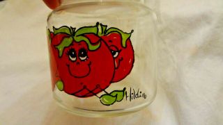 Vintage Hildi Anchor Hocking Tomatoes Anthropomorphic Canister Jar 2