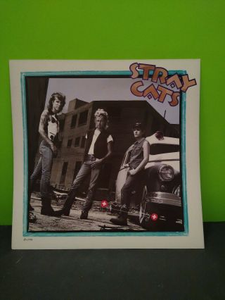 Stray Cats Rock Therapy Lp Flat Promo 12x12 Poster