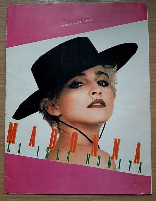 La Isla Bonita - Madonna - 1986 Sheet Music
