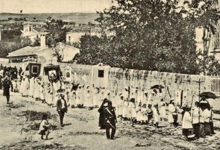 Rare Old Postcard Turkey - Samsoun - Samsun,  La Procession En 1904