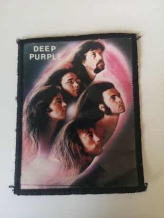 Vintage Deep Purple Sew On Patch Circa 1980s