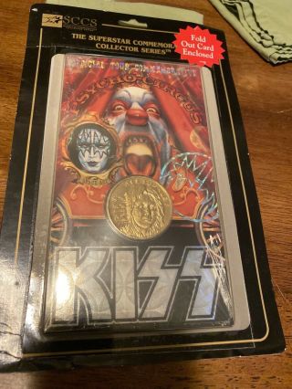 Kiss Psycho Circus Ace Frehley Gold Coin Space Ace Superstar Collector