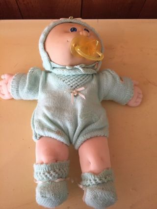 VINTAGE CABBAGE PATCH KIDS BABIES BEAN BUTT BABY Pacifier And Diaper 2