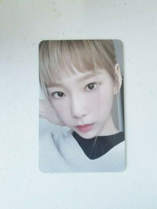 K - Pop Snsd Taeyeon 2nd Repackage Album " Purpose " Official Photocard